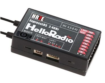 HR2003 HelloRadio HR7E ELRS 2,4GHz Empfänger - 8 Kanäle schwarz